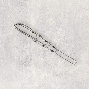 Four Strand Necklace Silver Tone Snake Chain‎ 20 to 40 inch